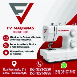 F V Máquinas de Costura e Bordado