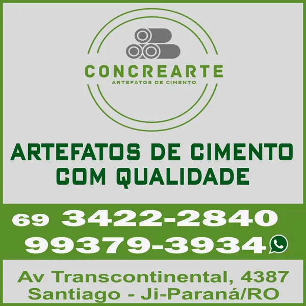 Artefatos de cimento Concrearte Artefatos de Cimento em Ji-Paraná RO
