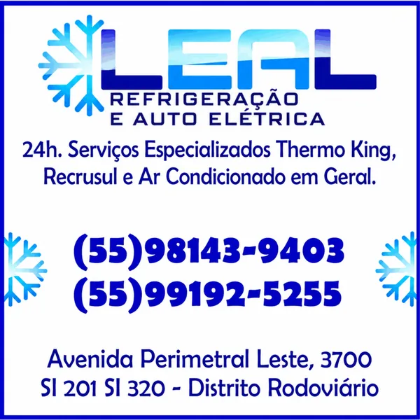 Câmaras frigoríficas 24h na Leal Refrigeração e Auto Elétrica no Distrito Rodoviário em Uruguaiana/RS.