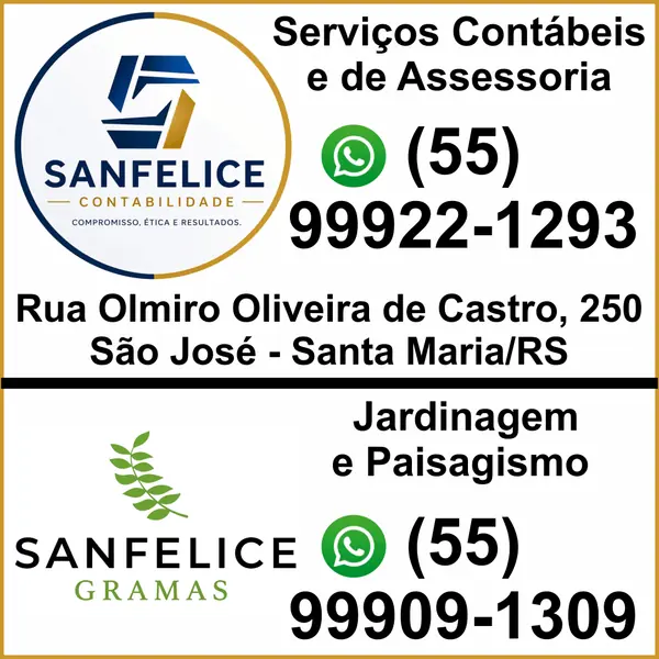 Escritório de contabilidade Sanfelice Contabilidade: assessoria fiscal em São José, Santa Maria RS.