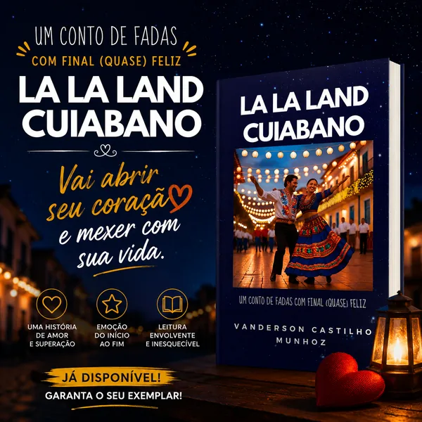 Livro La La Land Cuiabano de Vanderson Castilho Munhoz em Cuiaba/MT!