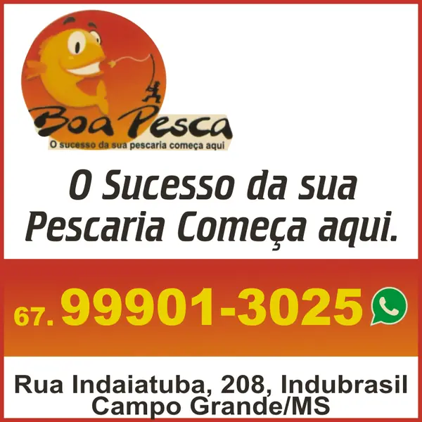 Loja de caça e pesca Isca Viva Boa Pesca e Lanchonete com iscas e lanches em Campo Grande MS