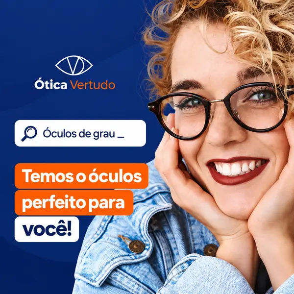 Óculos de grau e armações Ótica Vertudo em Campo Grande MS