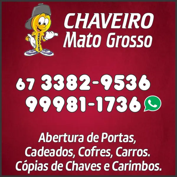 Serviços de chaveiro e abertura de portas Chaveiro Mato Grosso em Campo Grande MS