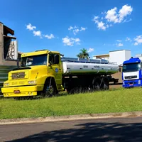 Caminhao pipa de agua potavel da WSJ Transporte e Locacoes no bairro Trevisa em Campo Grande/MS!
