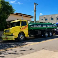 Caminhao pipa para transporte de agua potavel da WSJ Transporte e Locacoes no bairro Trevisa em Campo Grande/MS!