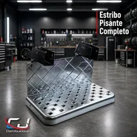 Estribo pisante completo na CJ Distribuidora de Acessorios para Caminhoes em Varzea Grande/MT!