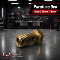 Parafuso oco 12mm 14mm 16mm na CJ Distribuidora de Acessorios para Caminhoes em Varzea Grande/MT!