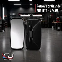 Retrovisor grande MB 1113 37x20 na CJ Distribuidora de Acessorios para Caminhoes em Varzea Grande/MT!