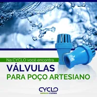 Válvulas para poço artesiano na Cyclo Hidráulica e Elétrica no Marajoara em Várzea Grande/MT!