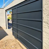Portao de correr em aco fabricado pela Adriano Calhas em Goiania/GO!