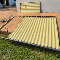 Portao metalico em construcao com chapa trapezoidal pela Adriano Calhas em Goiania/GO!