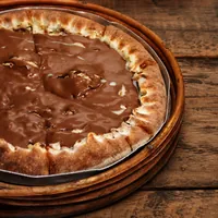 Pizza doce de chocolate na Máfia Pizzaria e Chopperia no bairro Bandeirantes em Cuiabá/MT.