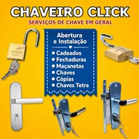 Servico de abertura e instalacao de fechaduras, cadeados e macanetas no Chaveiro Click em Cuiaba/MT!