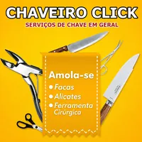 Servico de amolacao de facas, alicates e ferramentas no Chaveiro Click no Centro em Cuiaba/MT!