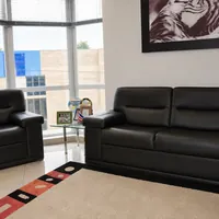 Confortável sala de recepção da Pio da Silva Advogados Associados no Jardim Paulista em Cuiabá/MT.