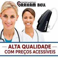 Aparelho auditivo Argosy de alta qualidade no Centro Auditivo Graham Bell em Campo Grande/MS.