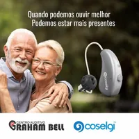 Aparelho auditivo Coselgi no Centro Auditivo Graham Bell em Campo Grande/MS.