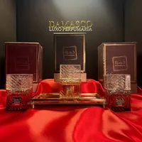 Linha completa de perfumes árabes Khamrah, Khamrah Qahwa e Khamrah Dukhan da Lattafa na Damasco Luxo Perfumaria