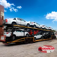 Transporte seguro de veículos em cegonha pela Grancap Transporte de Veículos em Cuiabá/MT!