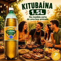 Refrigerante Kitubaina 1,5L no churrasco com amigos na JP Revenda Maraja no bairro CPA I em Cuiaba/MT!