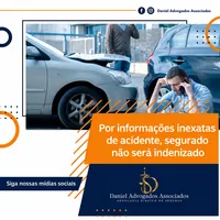 Atuacao em direito de seguro sobre informacoes inexatas de acidente por Daniel e Dorigan Advogados em Cuiaba/MT!