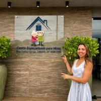 Fachada e recepcao acolhedora do CEI - Centro Especializado para Idosos no Monte Castelo em Campo Grande/MS!