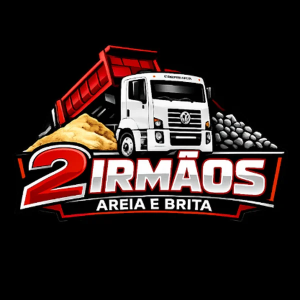 Logomarca da 2 Irmãos Areia e Brita
