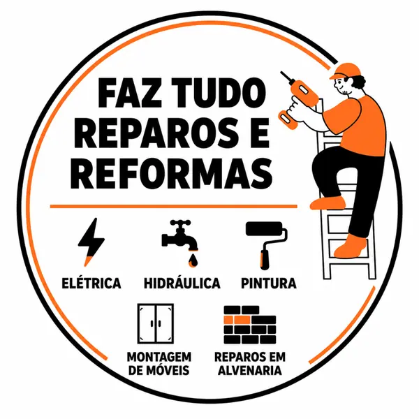 Logomarca da Faz Tudo Pequenos Reparos e Reformas