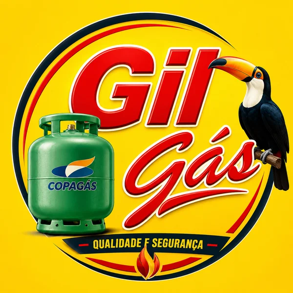 Logomarca da Gil Gás e Agua Mineral