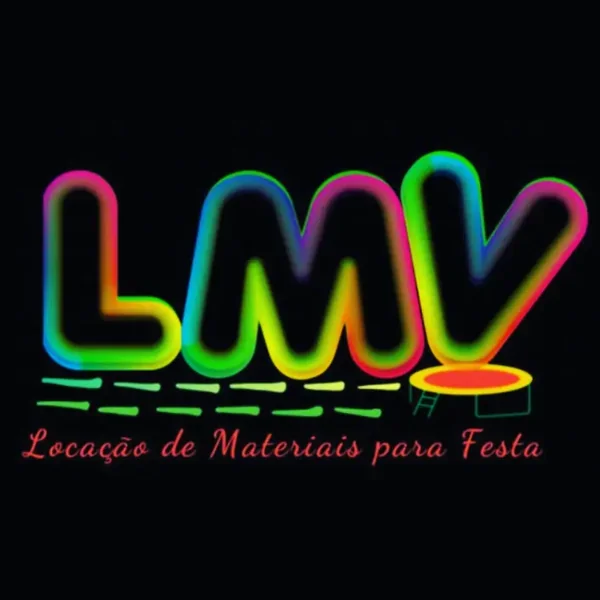 Logomarca da LMV Locações Materiais para Festas