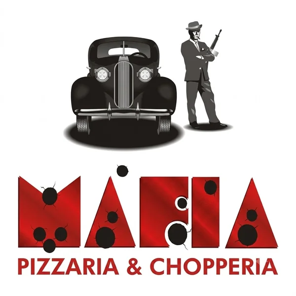 Logomarca da Máfia Pizzaria e Chopperia