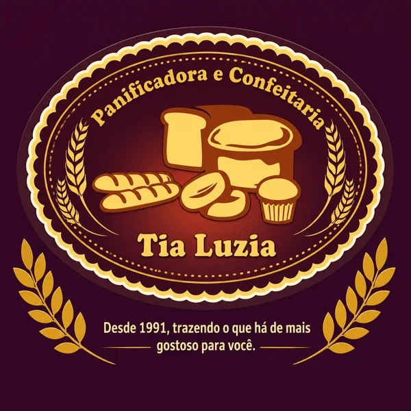 Logomarca da Panificadora e Confeitaria Tia Luzia