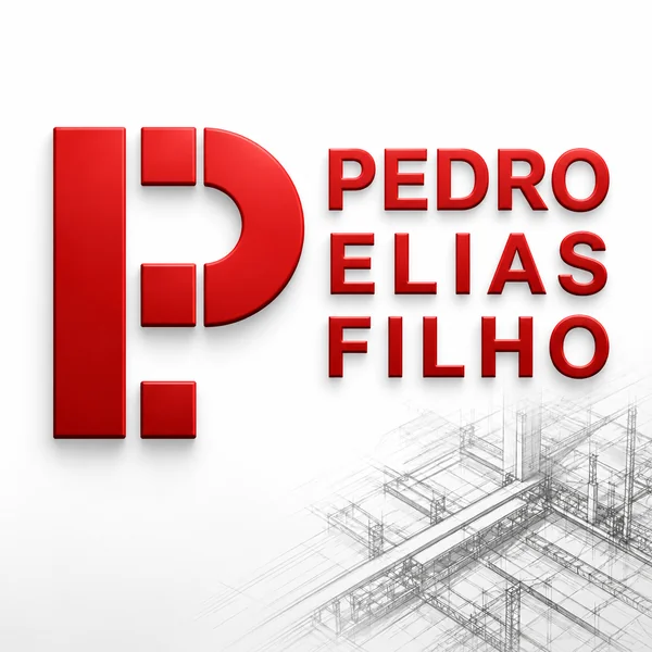 Logomarca da Pedro Elias e Juliane Elias, Engenharia e Arquitetura