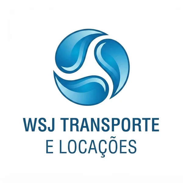 Logomarca da WSJ Transporte e Locações